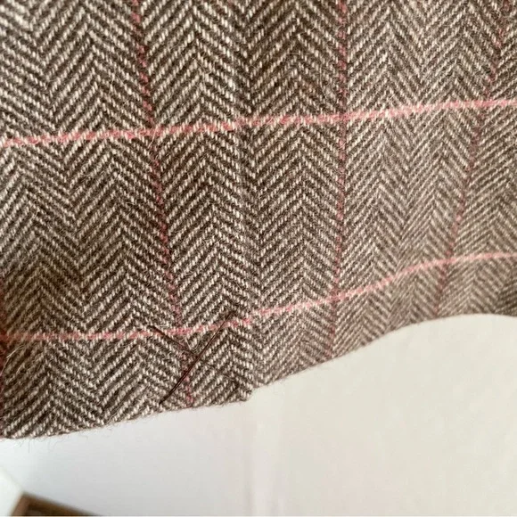 Madewell Larsen Blazer in Brown Plaid Size XXS